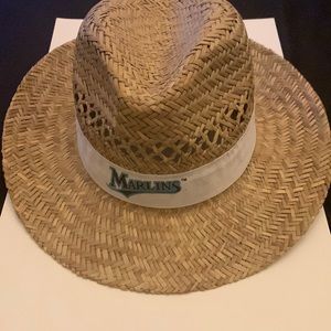 Marlins promotion straw hat
